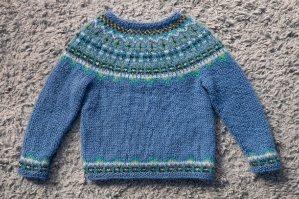 Fimma lopapeysa Icelandic lopi sweater blue